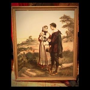 Colonial antique painting